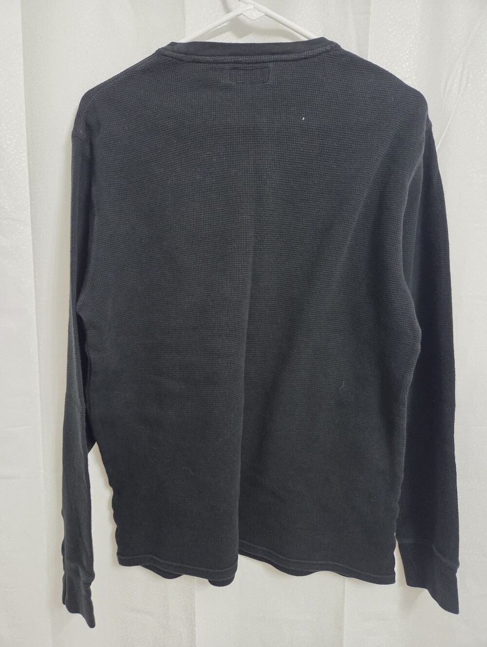 (5/$25) Polo Ralph Lauren Black Long Sleeve Thermal Size Large - Picture 2 of 2